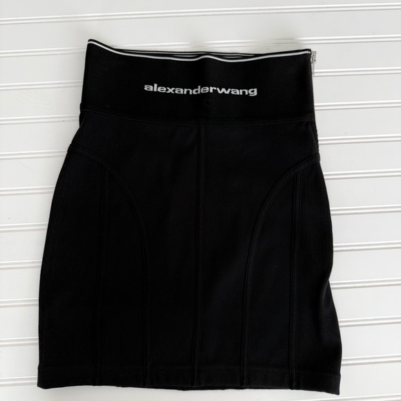 Alexander Wang Black High-Waist Mini Skirt - Picture 4 of 10